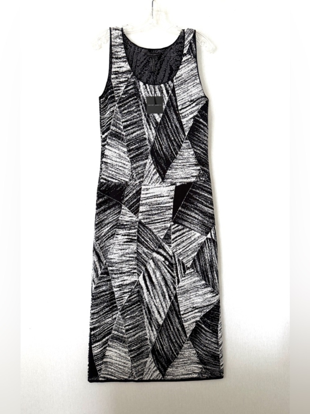 Sarah Pacini Bicolor Jacquard Knitted Maxi Dress - Picture 4 of 11